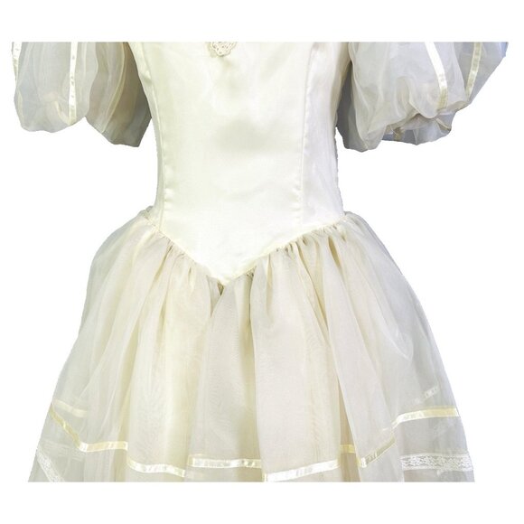 Vintage NWT Jessica McClintock Romantic Renaissance Bridal Dress Victorian 9/10 - Picture 3 of 16